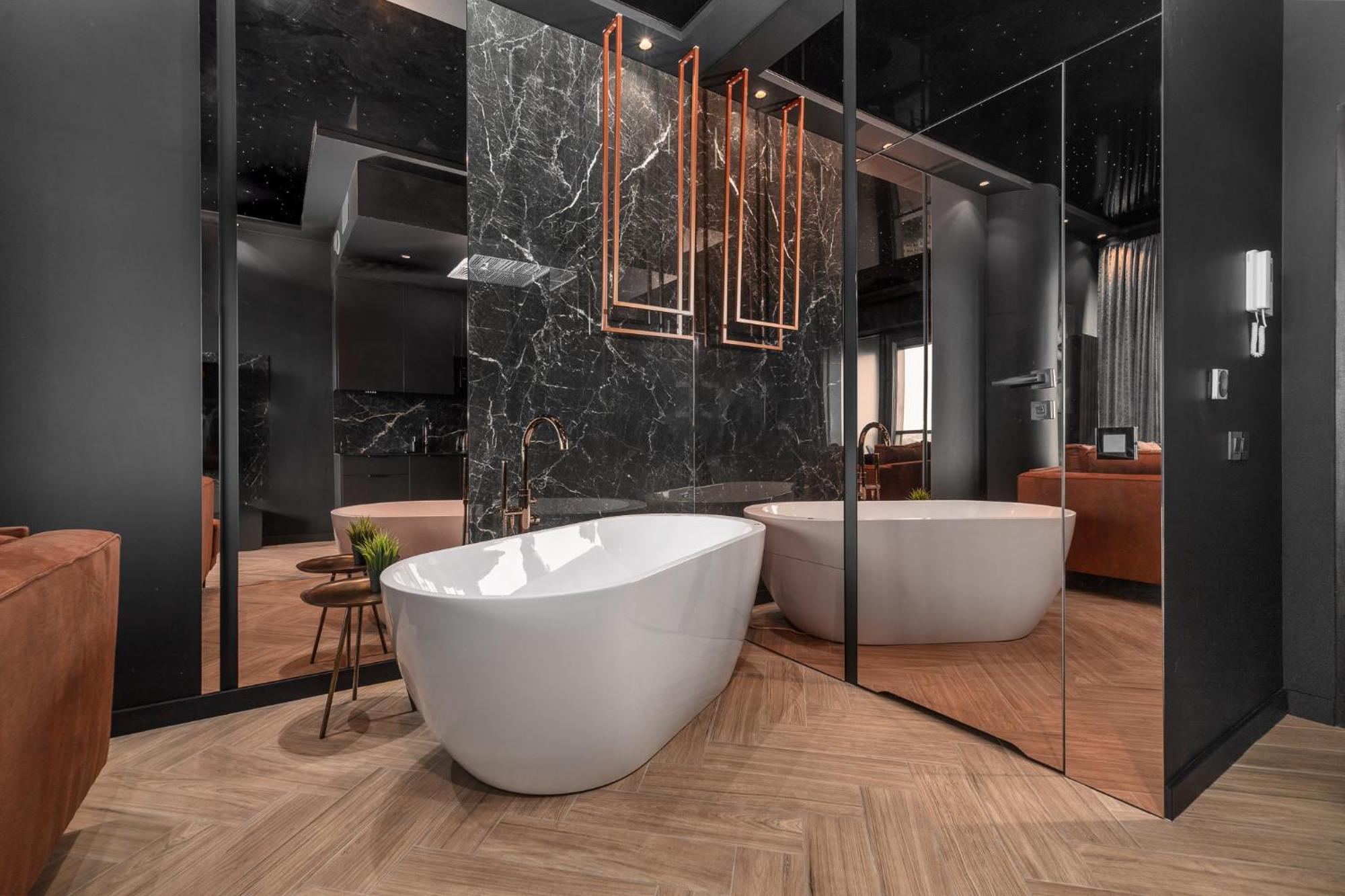 Margi Velvet 13th Floor Led Ceiling Bath Pool